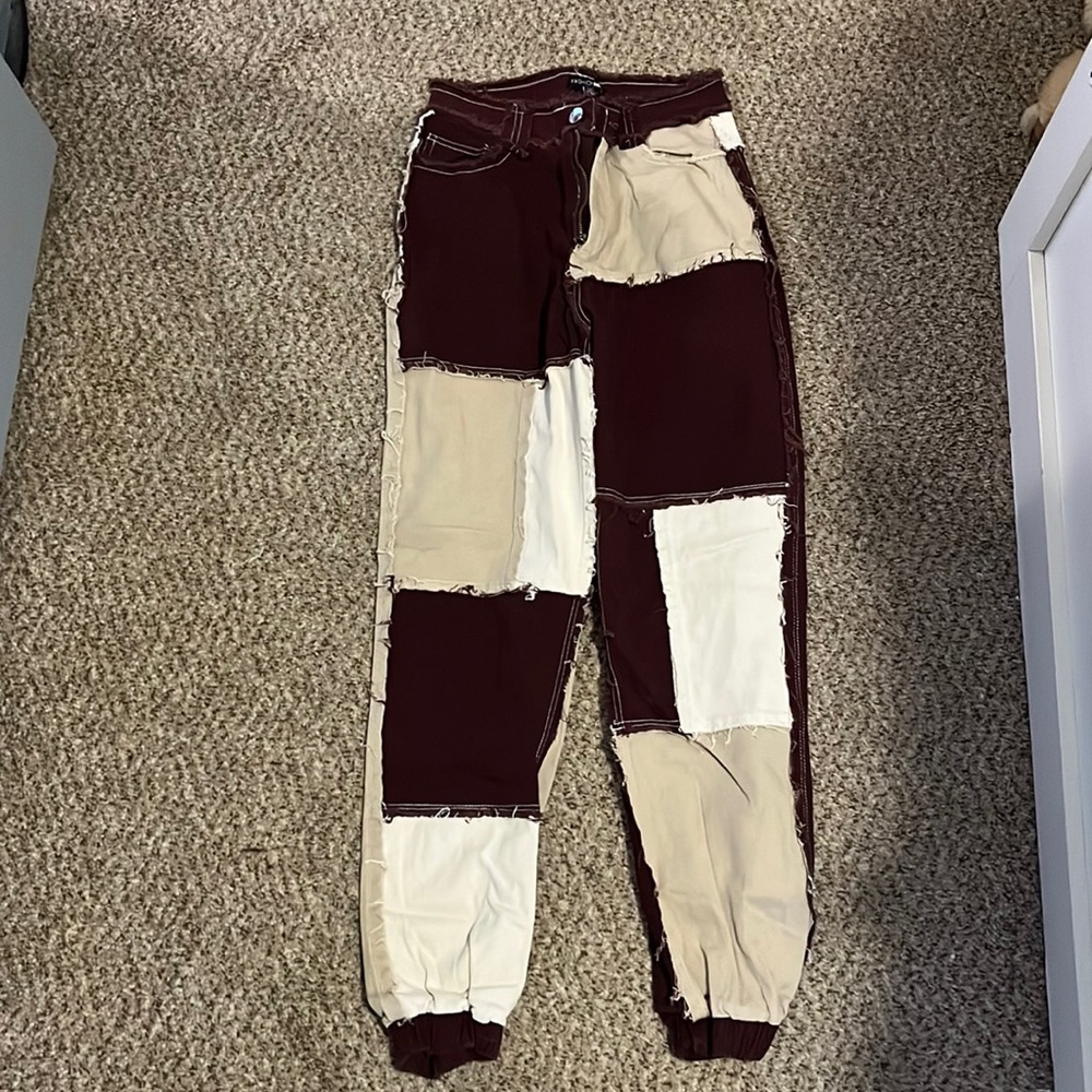 Multicolor cargo joggers